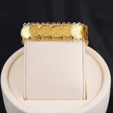 Buy Gold African Party Jewelry: Ethiopian Coin Chain Bracelet - Unisex Middle Eastern Gif for only $7.49 at Flexi Africa!
